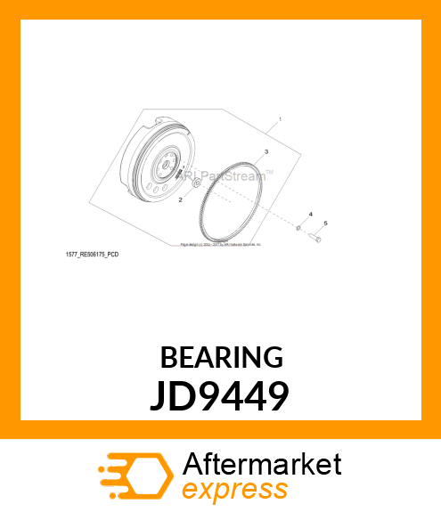 BEARING, BALL JD9449