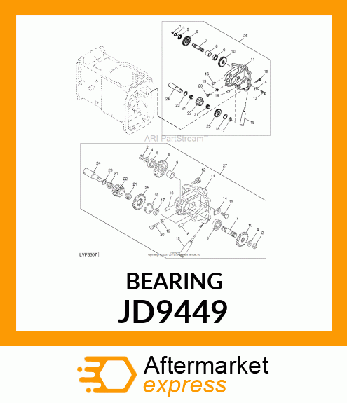 BEARING, BALL JD9449