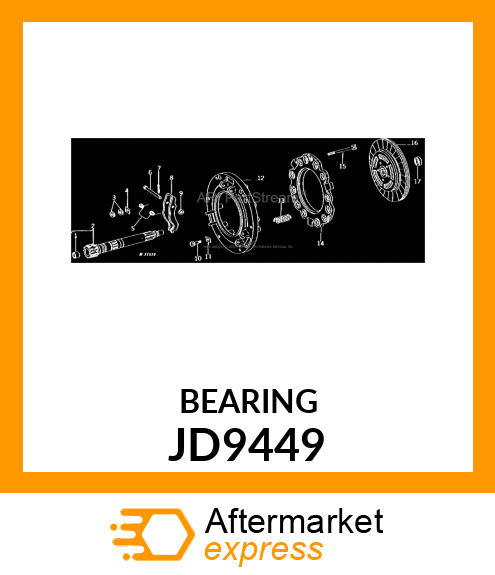 BEARING, BALL JD9449