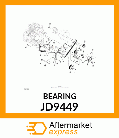 BEARING, BALL JD9449