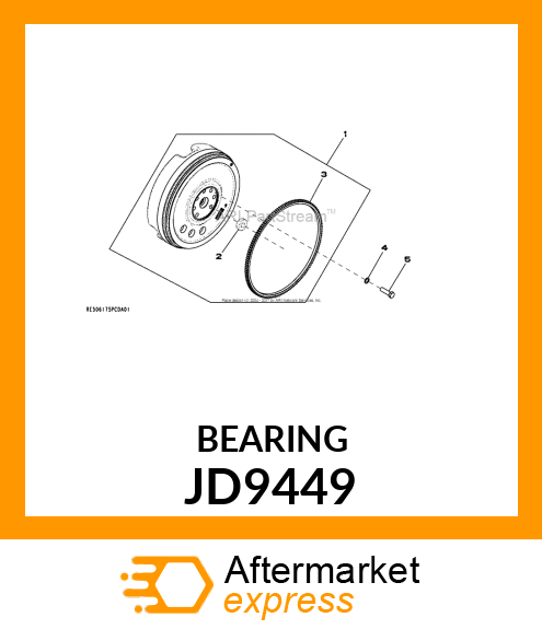 BEARING, BALL JD9449