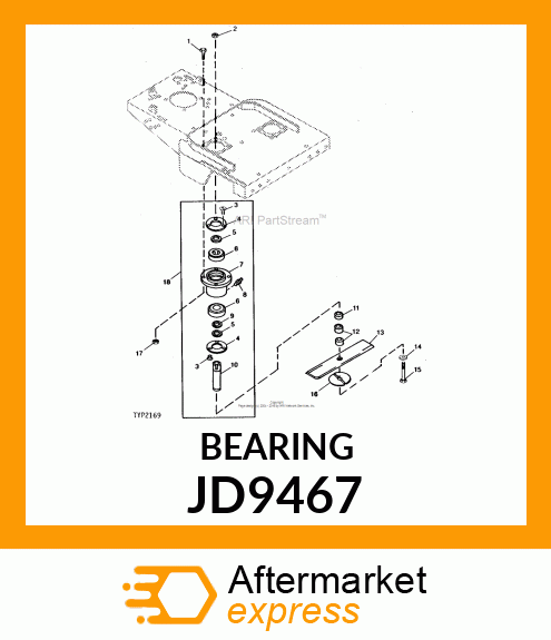 BEARING 62MM DOFFER JD9467