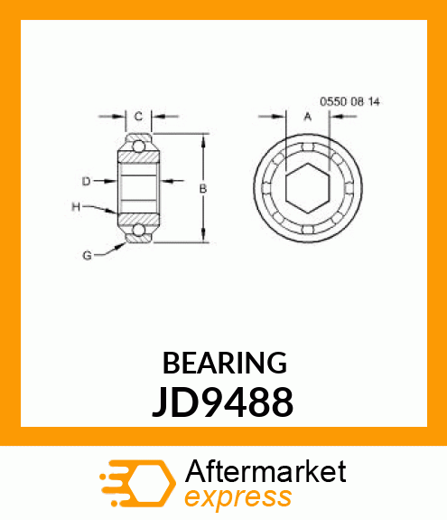 BEARING JD9488