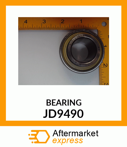 BEARING, 25MM BORE, RELUBRICATABLE JD9490