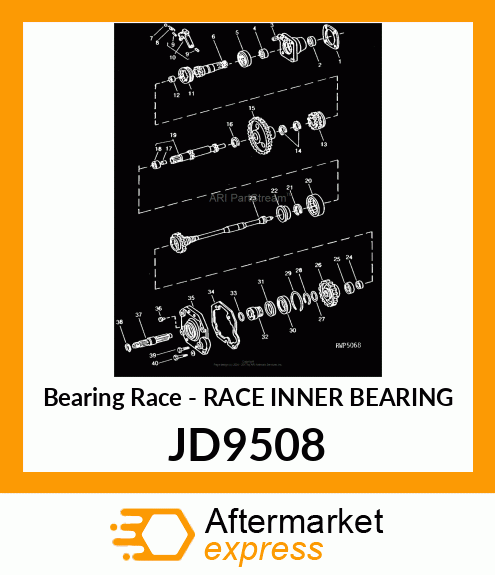 Bearing Race - RACE INNER BEARING JD9508