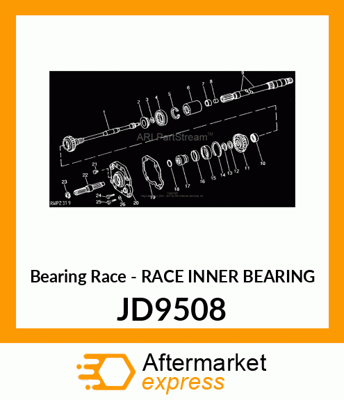 Bearing Race - RACE INNER BEARING JD9508