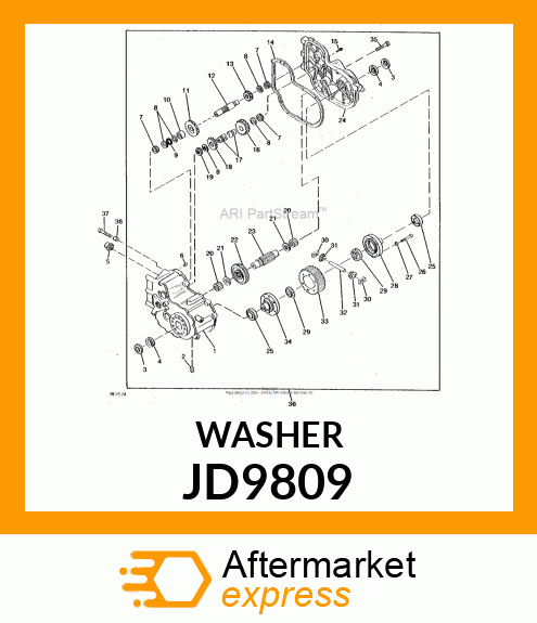 THRUST WASHER JD9809