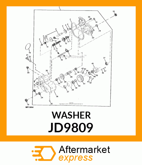 THRUST WASHER JD9809