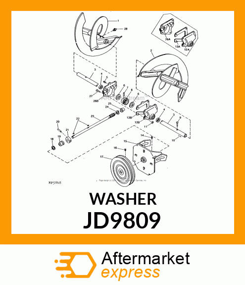 THRUST WASHER JD9809