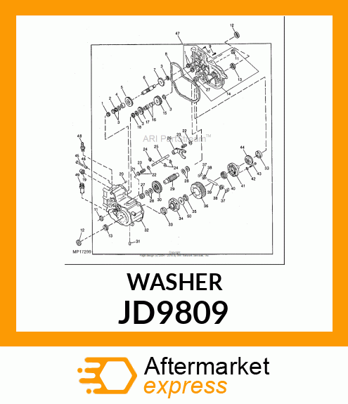 THRUST WASHER JD9809