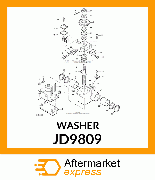 THRUST WASHER JD9809