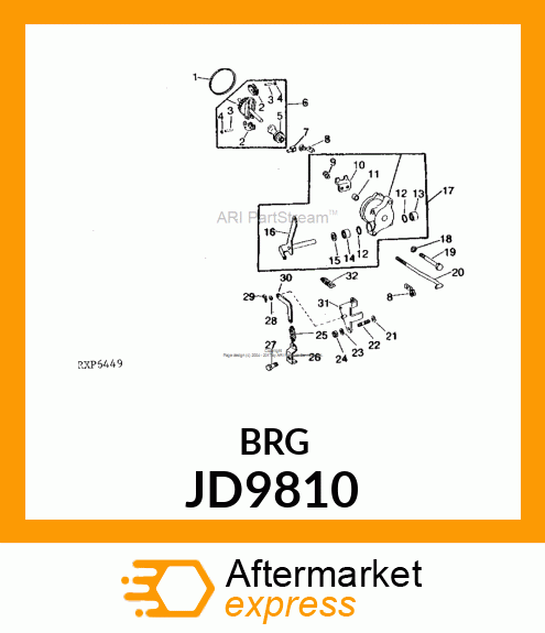 BEARING NEEDLE JD9810