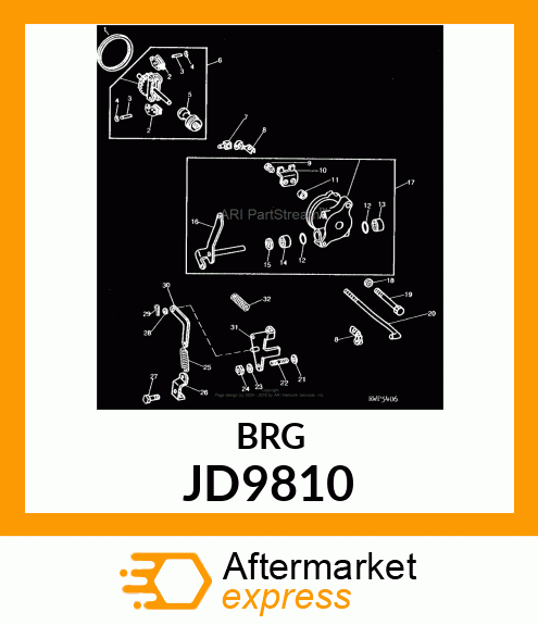 BEARING NEEDLE JD9810