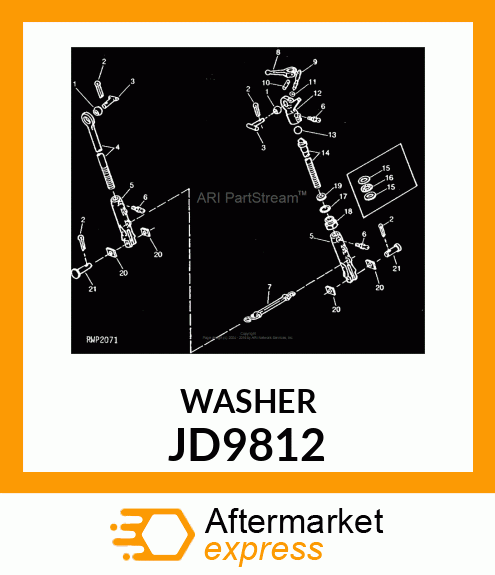 THRUST BEARING RACE JD9812