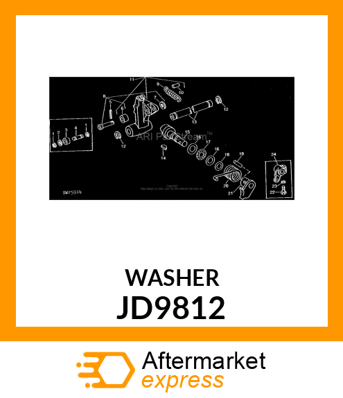 THRUST BEARING RACE JD9812