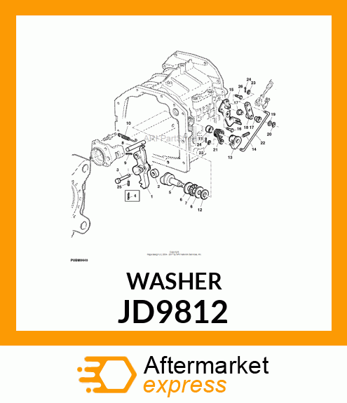 THRUST BEARING RACE JD9812