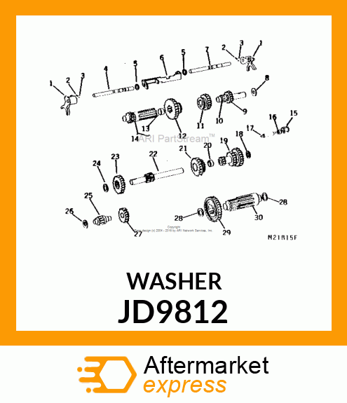 THRUST BEARING RACE JD9812