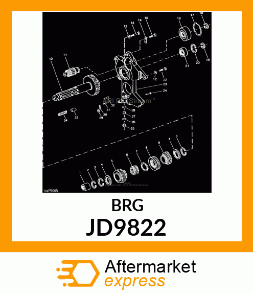 BEARING,NEEDLE JD9822