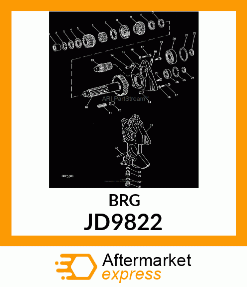 BEARING,NEEDLE JD9822