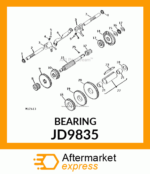 BEARING, THRUST JD9835