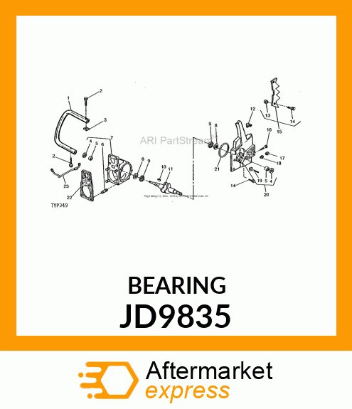 BEARING, THRUST JD9835