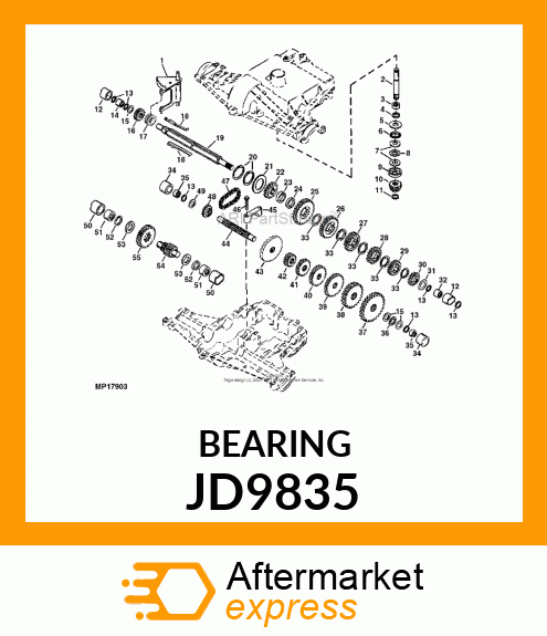 BEARING, THRUST JD9835