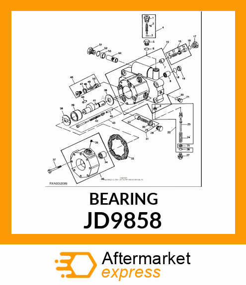 BEARING, NEEDLE JD9858