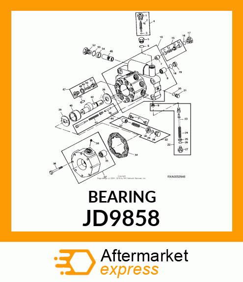 BEARING, NEEDLE JD9858