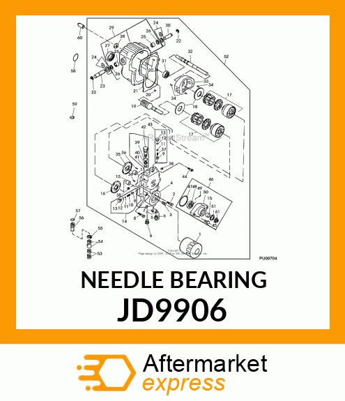 BEARING, NEEDLE JD9906