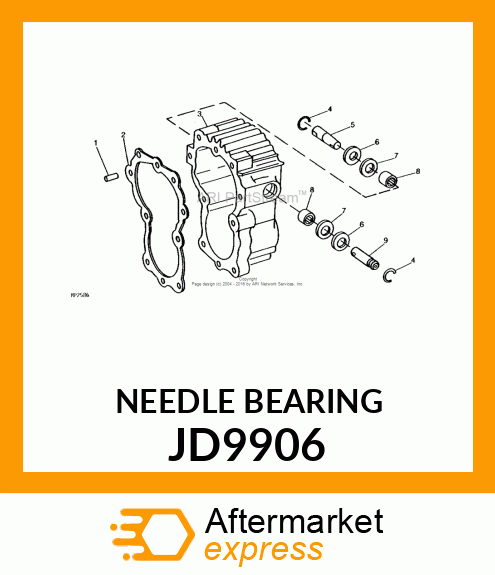 BEARING, NEEDLE JD9906