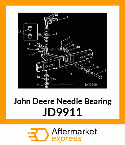 NEEDLE BEARING JD9911