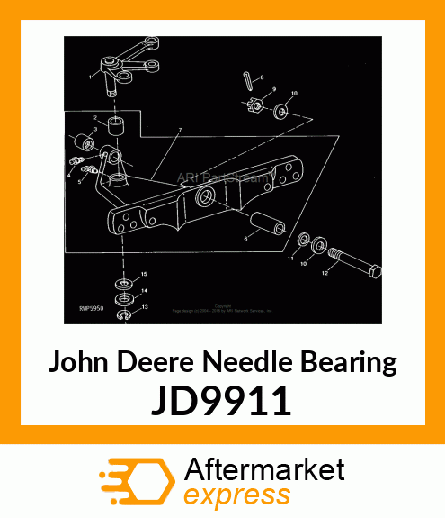 NEEDLE BEARING JD9911