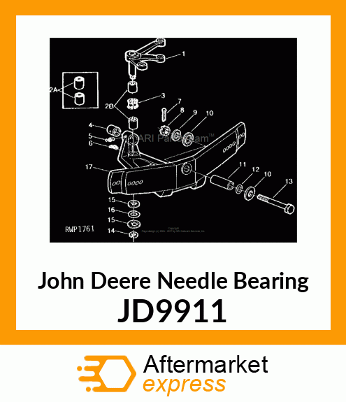 NEEDLE BEARING JD9911