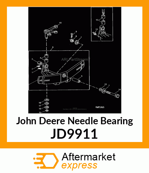 NEEDLE BEARING JD9911