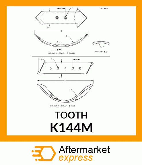 POINT HOE OPENER K144M