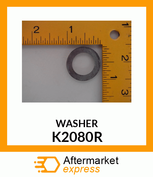 WASHER, LEAD K2080R