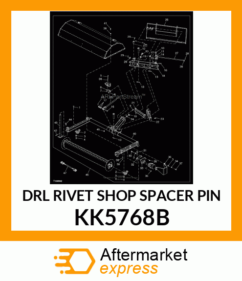 DRL RIVET SHOP SPACER PIN KK5768B