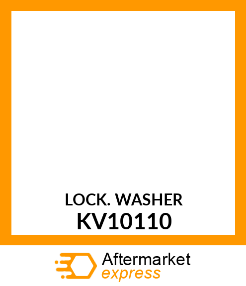 WASHER, TAB KV10110