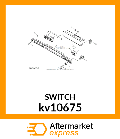 SWITCH,ROCKER kv10675