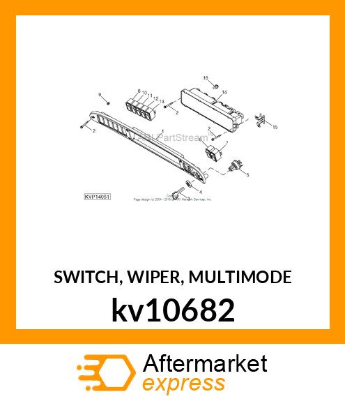 SWITCH, WIPER, MULTIMODE kv10682