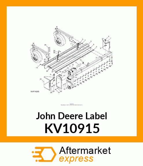 LABEL, LIFT POINT LIFTING EYE KV10915