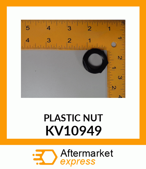 NUT, 13/16 PLASTIC MOUNT KV10949