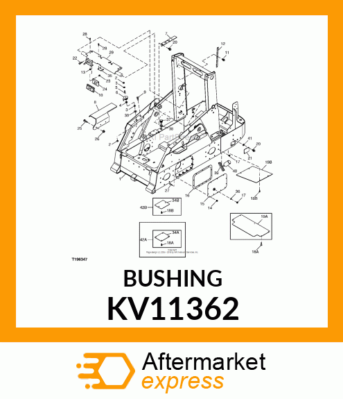 MOUNT, ROPS ISOLATION KV11362