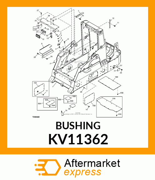 MOUNT, ROPS ISOLATION KV11362