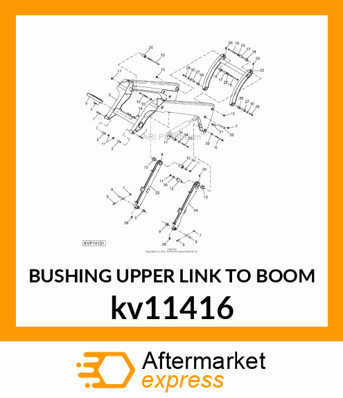 BUSHING UPPER LINK TO BOOM kv11416