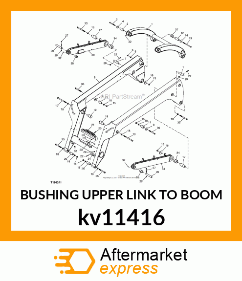 BUSHING UPPER LINK TO BOOM kv11416