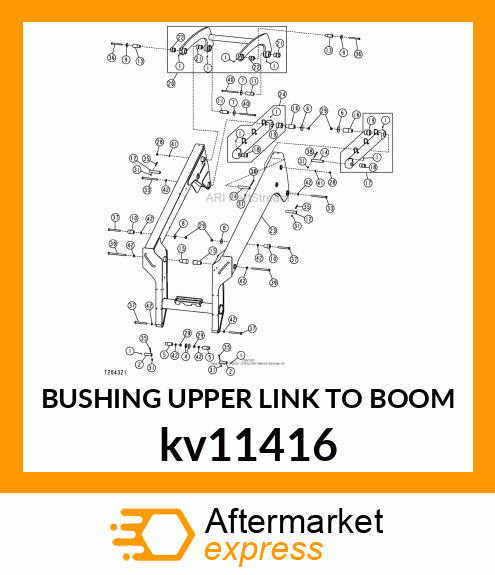 BUSHING UPPER LINK TO BOOM kv11416