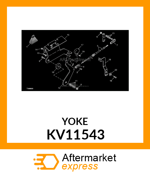 ROD END, CLEVIS KV11543