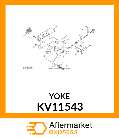 ROD END, CLEVIS KV11543