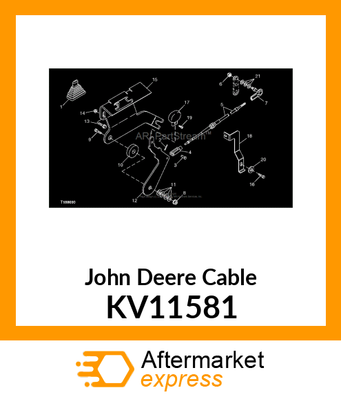 CABLE, THROTTLE THROTTLE KV11581